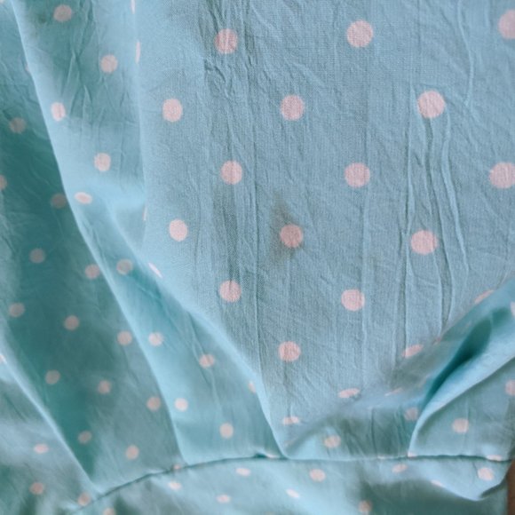 Studio Three Forty Two Blue Polka Dot Shirt Girls - Picture 5 of 5